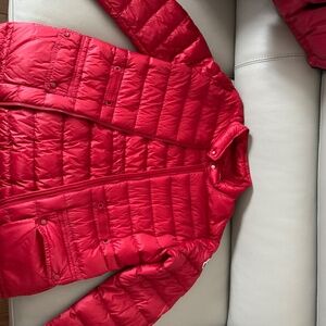 Moncler girls red jacket